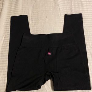 Brand is katya. Size small and black. Compressive